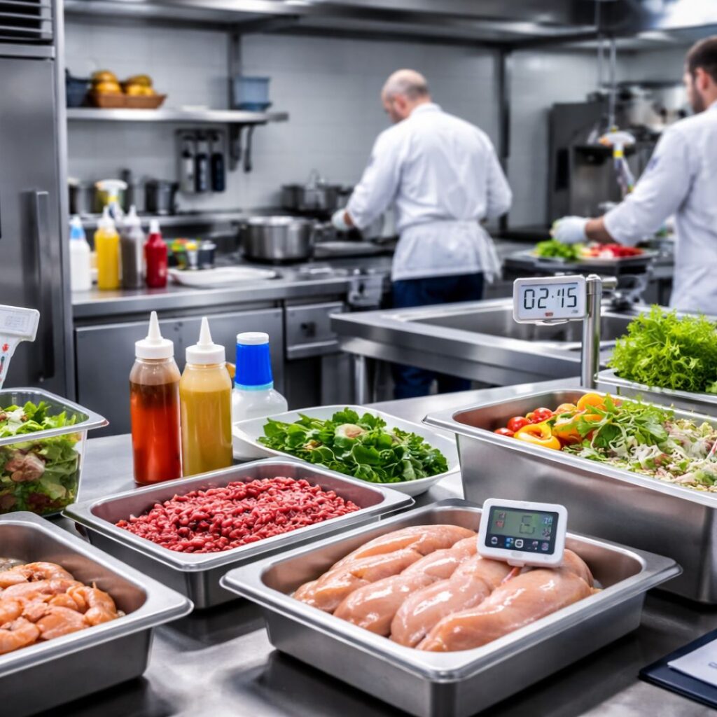 Control de seguridad alimentaria en cocina industrial aplicando sistema APPCC en empresa alimentaria